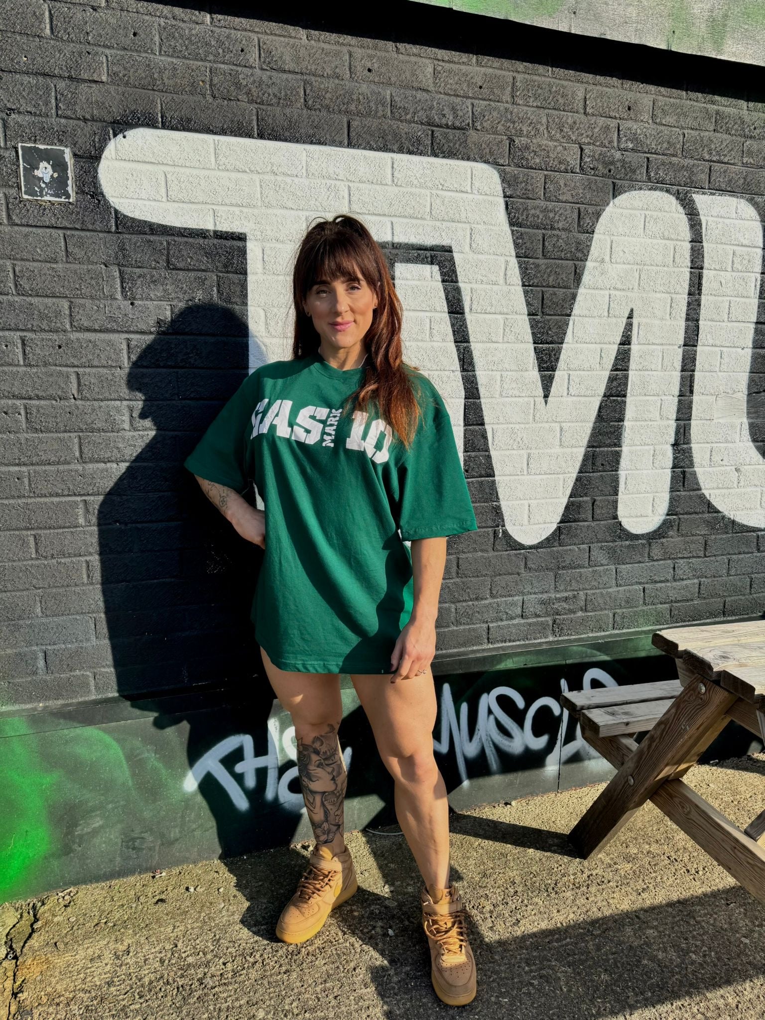 GASMARK10 Green Oversize T