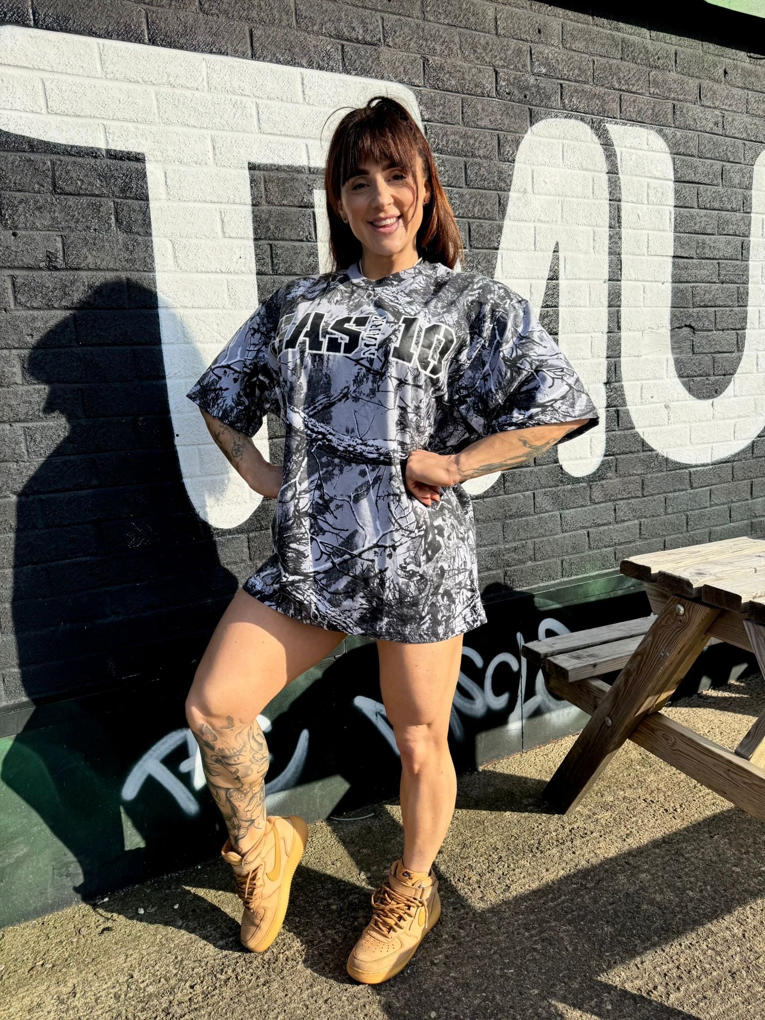 GASMARK10 Artic Camo Oversize T