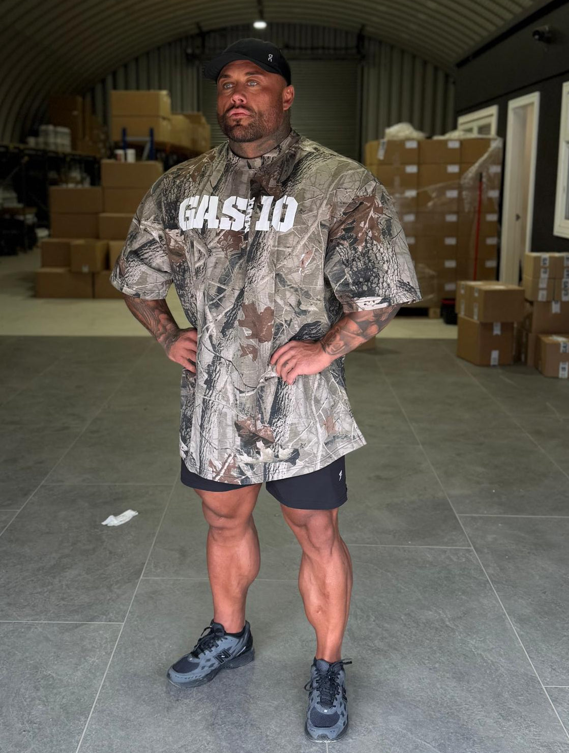 GASMARK10 Camo Oversize T