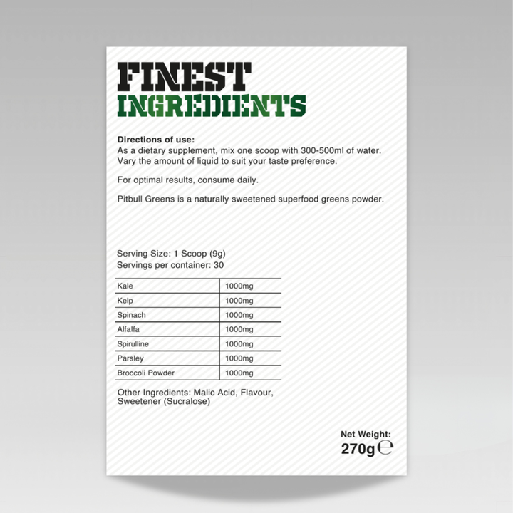 Pitbull Greens