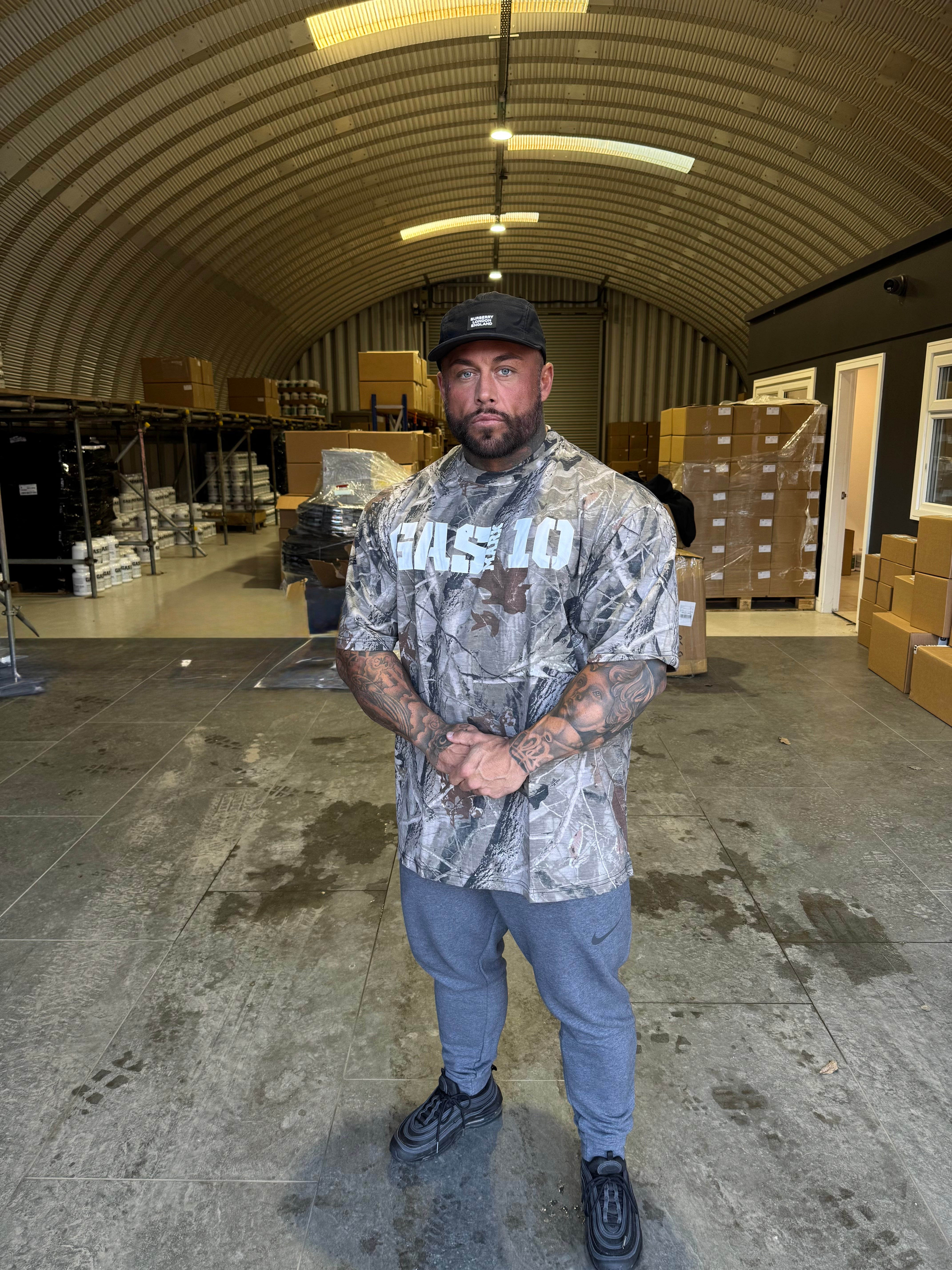 GASMARK10 Camo Oversize T